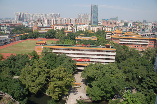 学校鸟瞰图